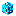 "16-bit pixel art Minecraft-style blue neon block, vibrant electric blue with glowing edges, clean p