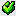 "16-bit pixel art Minecraft-style green checkmark (verification symbol), vibrant lime green color wi