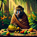 affe wie auf dem bild zu sehen 1 zu 1